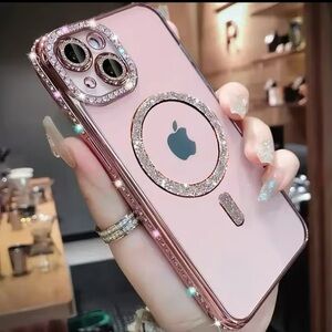Luxury Pink Glitter Phone Case